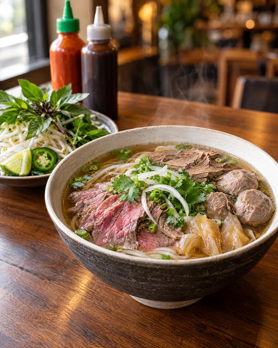 Phở Đặc Biệt — House special pho