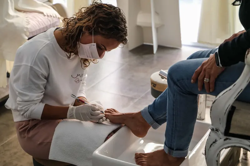 Dịch vụ spa pedicure của Thảo