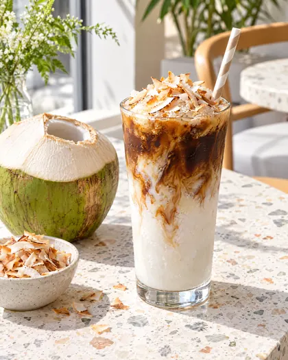 Cà phê cốt dừa