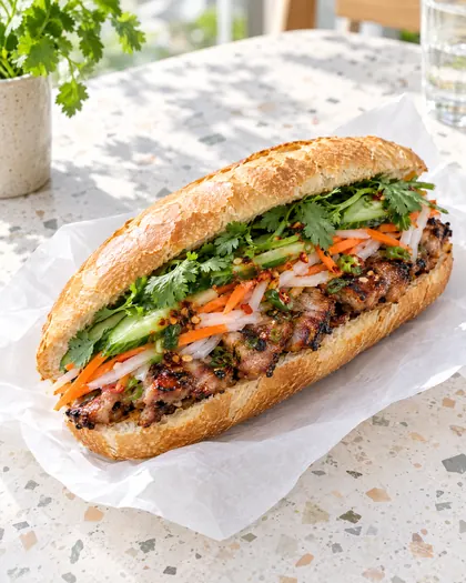Bánh mì thịt nướng